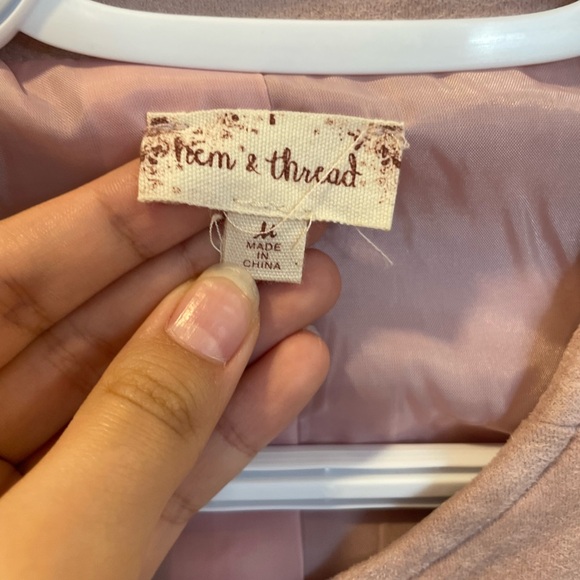 simili suede pink jacket - Picture 2 of 8